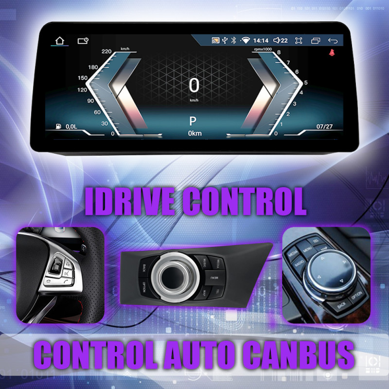 PANTALLA GPS BMW SERIE 5 E60 2005-2008 CARPLAY ANDROID AUTO