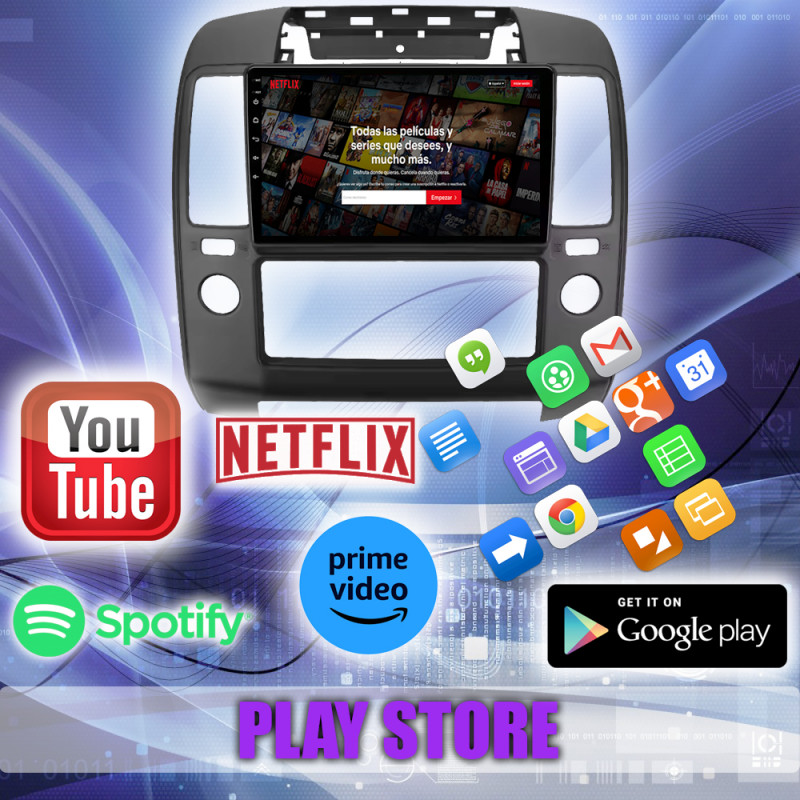 PANTALLA GPS NISSAN NAVARA D40 2006-2012 CARPLAY ANDROID AUTO