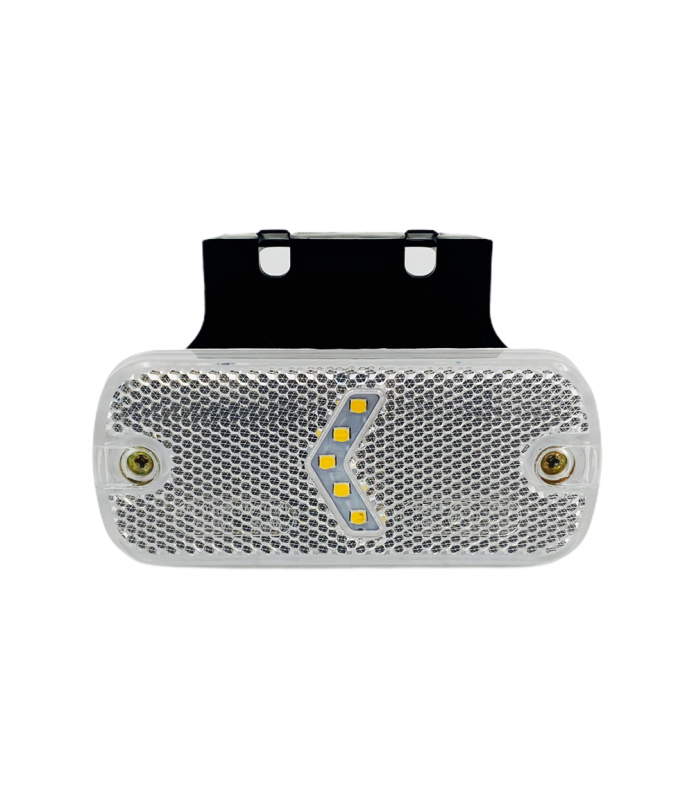 GALIBO LED DE POSICIÓN CON SOPORTE FRONTAL COLOR BLANCO 12V 24V