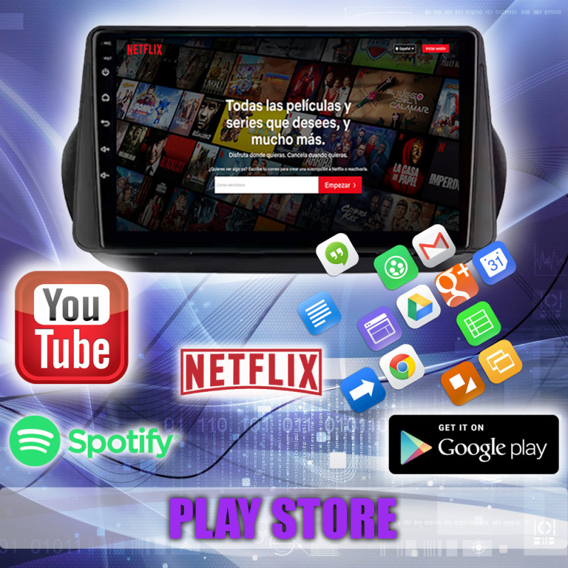 PANTALLA GPS PEUGEOT BIPPER, CITROEN NEMO, FIAT FIORINO QUBO