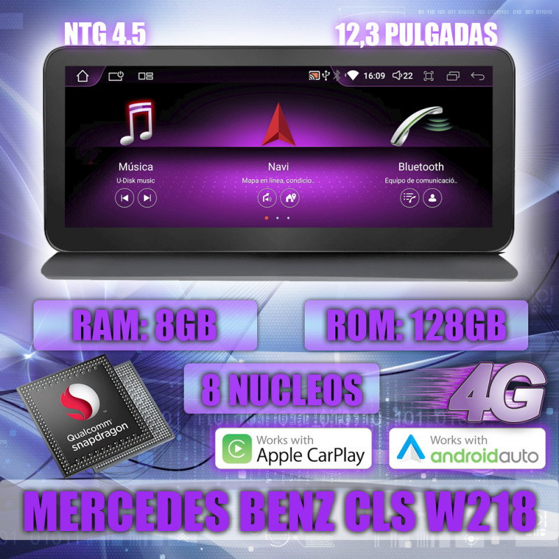 PANTALLA GPS MERCEDES BENZ CLS W218 C218 2013-2015 NTG 4.5