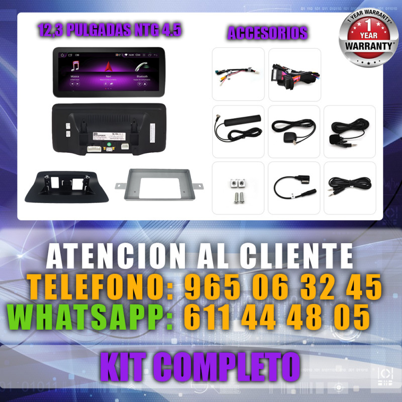 PANTALLA GPS MERCEDES BENZ CLS W218 C218 2013-2015 NTG 4.5