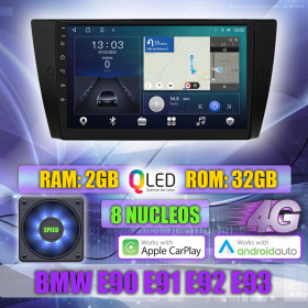 PANTALLA GPS BMW SERIE 3 E90, E91, E92. E93 2004-2012 CARPLAY