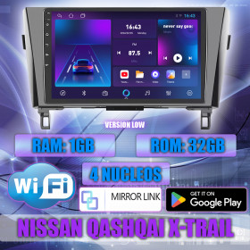 PANTALLA GPS NISSAN QASHQAI, XTRAIL 2014-2018 10 PULGADAS