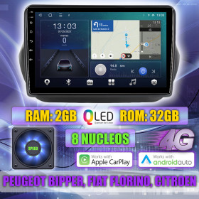 PANTALLA GPS PANTALLA GPS PEUGEOT BIPPER, CITROEN NEMO, FIAT
