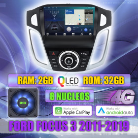 PANTALLA GPS FORD FOCUS 3 2011-2019 9 PULGADAS CARPLAY ANDROID