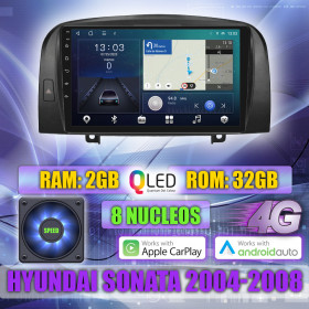 PANTALLA GPS HYUNDAI SONATA 2004-2008 9 PULGADAS CARPLAY