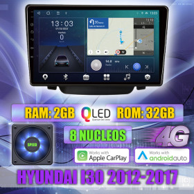 PANTALLA GPS HYUNDAI i30 2002-2017 9 PULGADAS CARPLAY ANDROID
