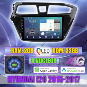 PANTALLA GPS HYUNDAI i20 2015-2017 9 PULGADAS CARPLAY ANDROID