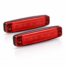 GALIBOS LED MARCADORES TRASEROS ROJOS 12V 24V 2 UNIDADES