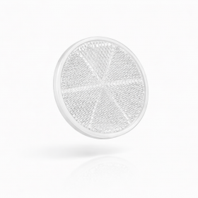 REFLECTOR ADHESIVO CATADIÓPTRICO REDONDO BLANCO PARA SEGURIDAD