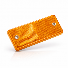 REFLECTOR CATADIÓPTRICO RECTANGULAR ÁMBAR PARA SEGURIDAD VIAL