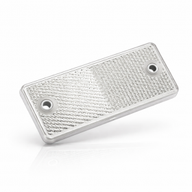REFLECTOR CATADIÓPTRICO RECTANGULAR BLANCO PARA SEGURIDAD VIAL