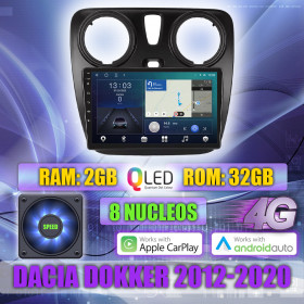 PANTALLA GPS DACIA LODGY RENAULT DOKKER 2012-2020 CARPLAY