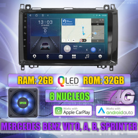 PANTALLA GPS MERCEDES BENZ CLASE A W169, B W245, V W639, VITO