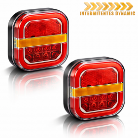 PILOTOS LED NEÓN ILUMINACIÓN 3D TRES FUNCIONES INTERMITENTES