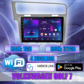 PANTALLA GPS VOLKSWAGEN GOLF 7 2012-2020 10 PULGADAS TS7