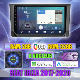 PANTALLA GPS SEAT IBIZA 217-2020 9 PULGADAS CARPLAY ANDROID