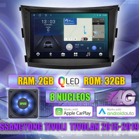 PANTALLA GPS SSANGYONG TIVOLI, TIVOLAN 2015-2019 9 PULGADAS