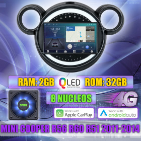PANTALLA GPS BMW MINI COOPER R56, R60, R51 2011-2014 9 PULGADAS