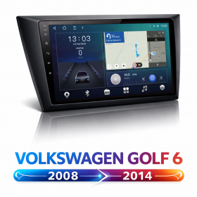 PANTALLA GPS VOLKSWAGEN GOLF 6 2008-2014 9 PULGADAS CARPLAY