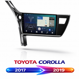 PANTALLA GPS TOYOTA COROLLA 2017-2019 10 PULGADAS CARPLAY