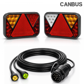 PILOTOS LED TRASEROS MULTIFUNCIONES CON CABLE COMPLETO PINES