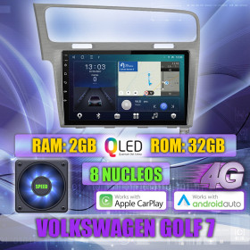PANTALLA GPS VOLKSWAGEN GOLF 7 2013-2017 10 PULGADAS CARPLAY