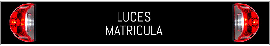 LUCES DE MATRICULA