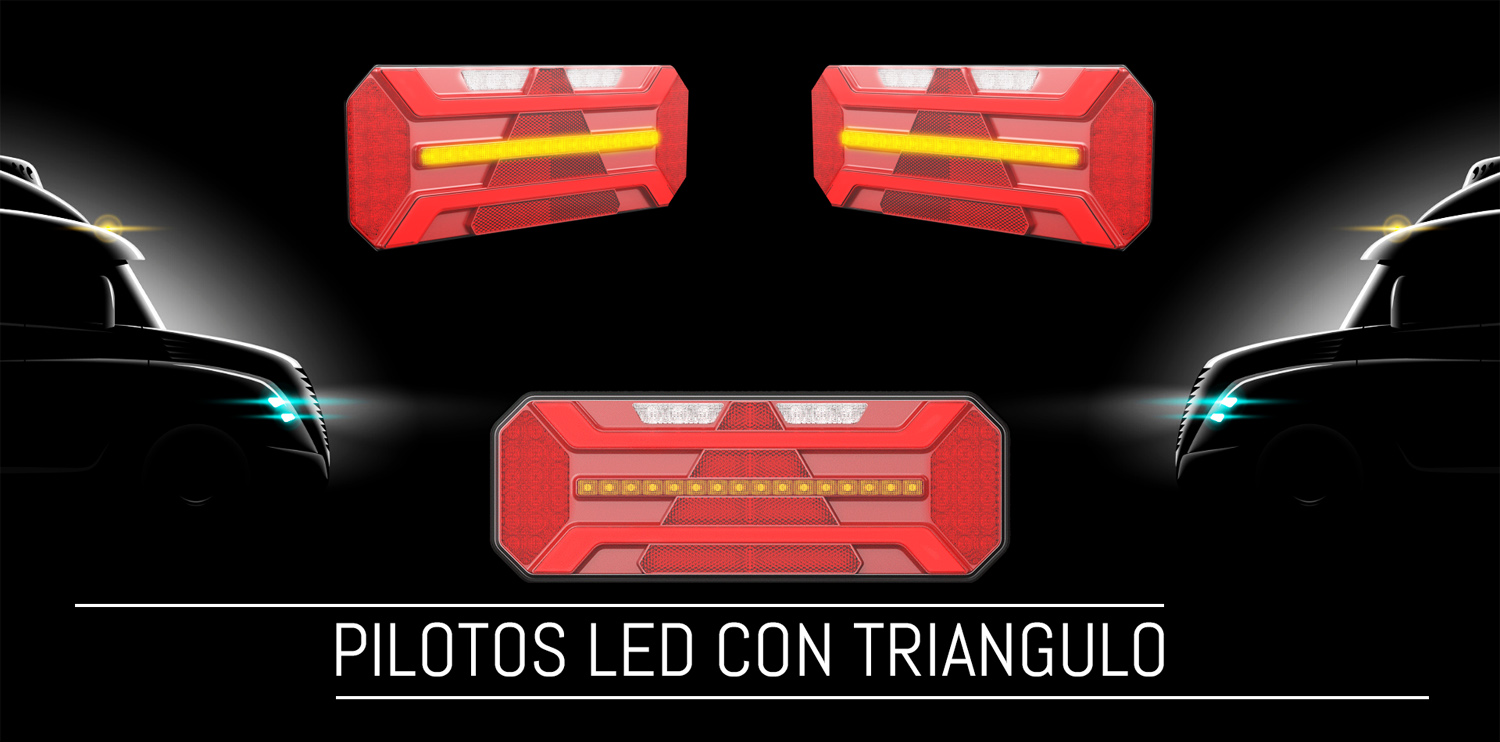 Pilotos Traseros con Triangulo